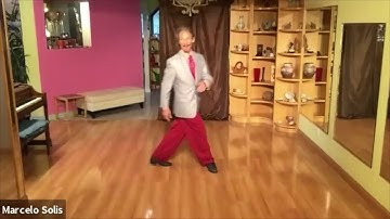 Argentine tango class: 4 forward backward move exercise