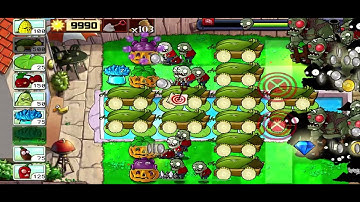 Plants vs. Zombies Puzzle - Last Stand Endless (Part 3: 12 cobs) - Flags 241 to 250
