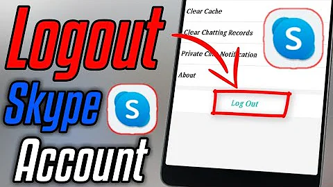 How to Logout In Skype Account