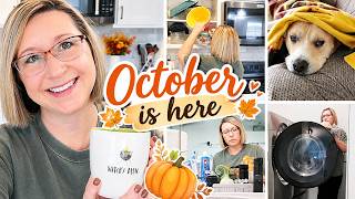 REALISTIC DAY IN THE LIFE, October Vlog #1, Answering Your Questions & Homemaking