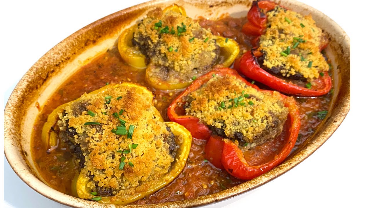 POIVRONS FARCIS À LA VIANDE HACHÉE RECETTE FACILE YouTube POIVRONS FARCIS À LA VIANDE HACHÉE RECETTE FACILE YouTube