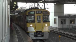 西武新2000系2463F(前パン)+2077F/所沢@SONY DSC-WX10