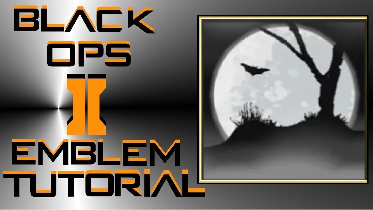 Call of Duty Black Ops 2 : Spooky Halloween Scene Emblem Tutorial