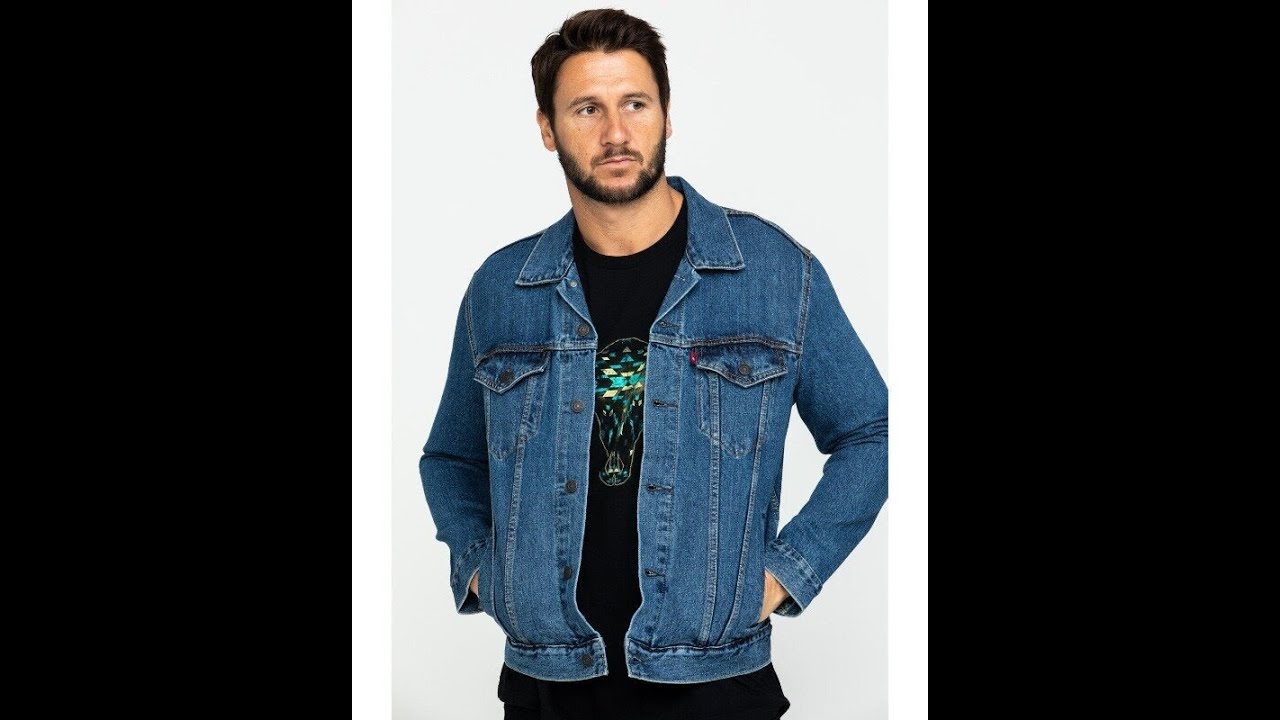 LEVIS The Trucker Jacket Medium Stonewash - YouTube