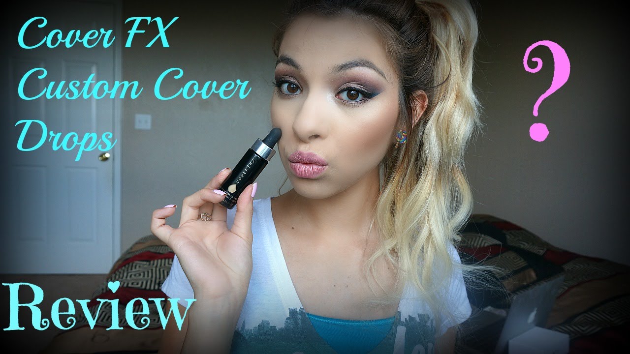 Cover FX Custom Cover Drops Review/Rave YouTube