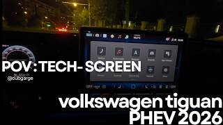 Volkswagen Tiguan 2026 PHEV Features Walkthrough - Physical Buttons, Screens & More