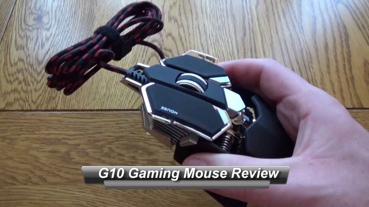 G10 Gaming Mouse Review Looks like something the Terminator would use