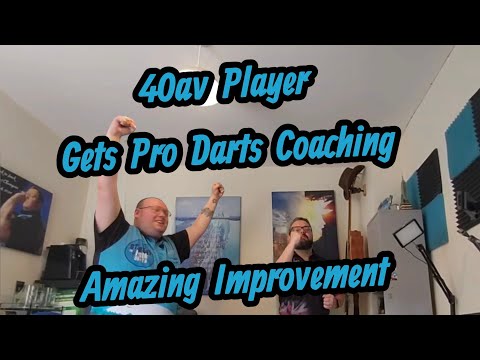 Pro Darts Coaching for a 40av player, How good can he get? 