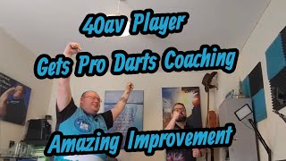 Pro Darts Coaching for a 40av player, How good can he get? 