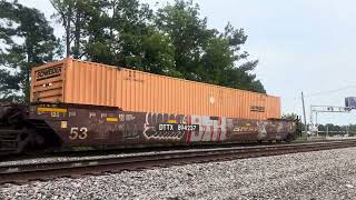 2 Trains From July 5th 2025 CSX I032-05 NB Intermodal Train & CSX L640-05 NB Local Train Florence SC