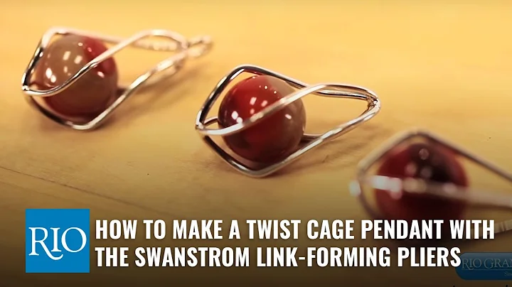 How To Make a Twist Cage Pendant with the Swanstro...