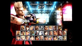 PS2 Tekken 5 Paul Phoenix Story Mode