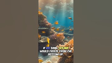 Why Does Ice Float?🧊The Simple Science Explained in 60 Seconds! 🤩 #sciencefacts #youtubeshorts