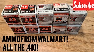 Ammo Haul! I Got ALL the .410! Ammo pickup from Walmart!