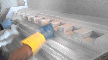 GFRC Cornice Part IV   Mold Coating using Brush