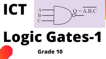 logic gates - ICT  Grade 10 -Part 1