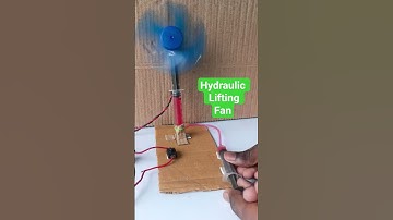 Hydraulic Lift.Dc Motor Fan |#dcmotor #tech #youtubeshorts #motor #fan