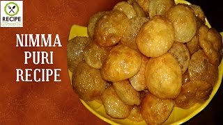 How To Make Nimma Puri | Aaha Emi Ruchi | Udaya Bhanu | Recipe | Online Kitchen
