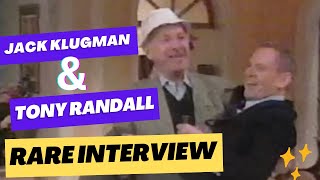 Tony Randall's HILARIOUS Interview with Jack Klugman! (1993)