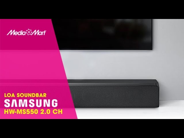 Loa Soundbar Samsung 2.0 HW-MS550XV - Sản phẩm bán chạy số 1 thế giới