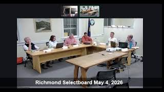 Richmond Meetings May 4, 2026