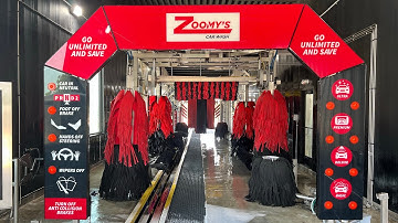 Zoomys Car Wash Spring TX Site (Outside View) Coleman Hanna Equipment 4K