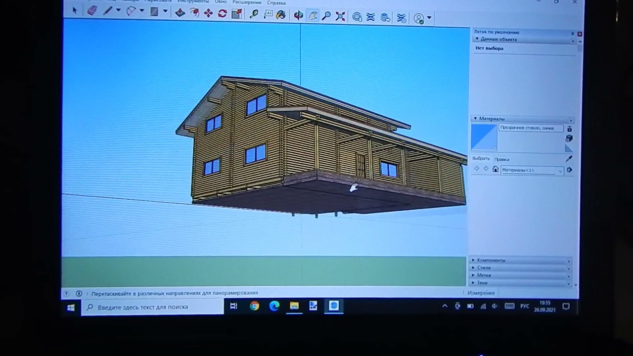 SketchUp на Windows планшете DIGMA CITI 10 C402T
