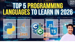 Top 5 Programming Languages to Get a High Salary Job in 2026 (Telugu)