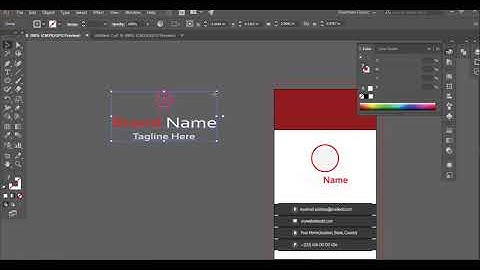 How to create Business card design submit for shutterstock