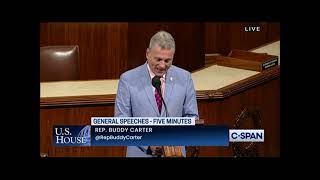 Rep. Carter Honors State Rep. Don Hogan