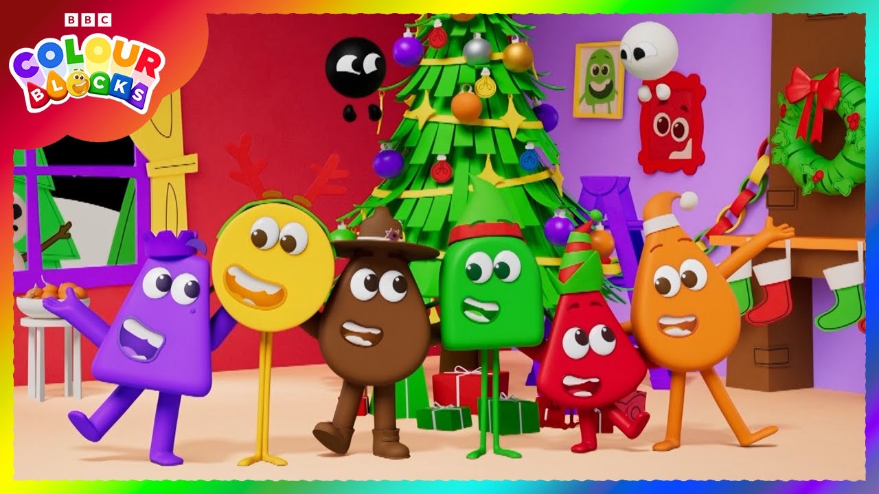 ¡Feliz Navidad de parte de los Bloques de Colores! 🎅🎄🦌 | Aprende los colores | Bloques de Colores