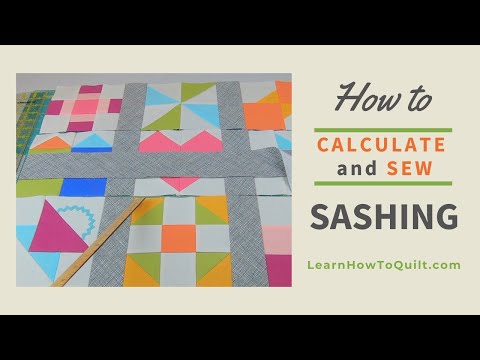 How to Calculate and Sew Sashing