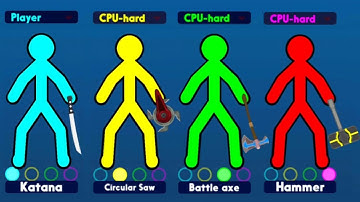 Supreme Duelist Stickman New Update 4 Player Epic Fights Gameplay ( android / ios )