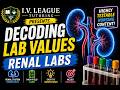 Decoding Lab Values - Renal Labs