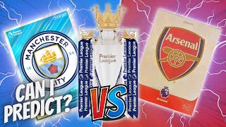 SO MANY GOALS!! Can I predict MAN CITY vs ARSENAL using these PANINI ADRENALYN packs?