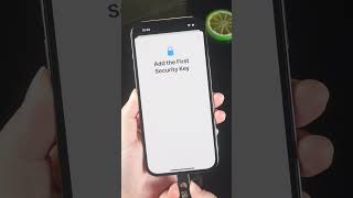 How to Add iPhone Security Keys - YubiKey 5Ci - NEW iOS 16.3 Features #shorts screenshot 3