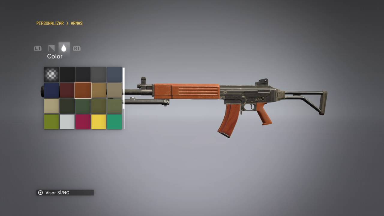 MGSV Weapon Customization How To Make The Galil AR PS4 YouTube
