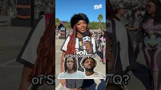 did she get this ranking right? #tylerthecreator #danielcaesar #shorts #music #festival