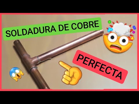 SOLDAR TUBERIA de COBRE 🔶🔶 con ESTAÑO (muy FACIL) 2020🔶🔶