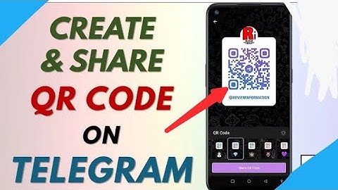 How to Create & Share Your QR Code with Others on Telegram