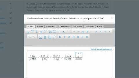 How to use "Insert Math Equation" in Canvas