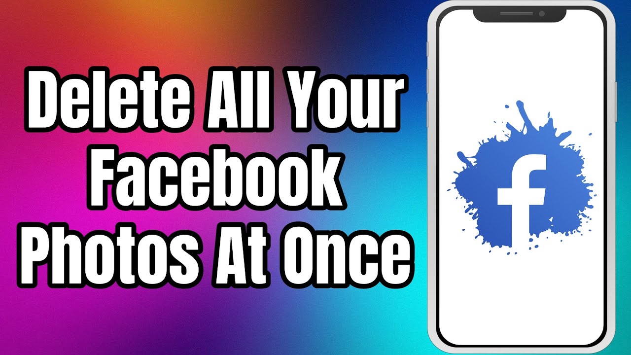 How To Delete All Your Facebook Photos At Once Delete Multiple Photos 