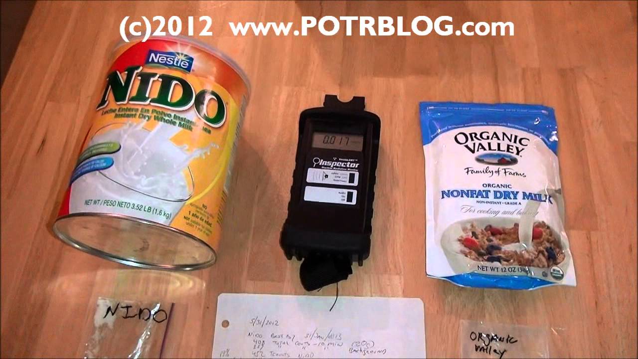 Radioactive Milk Testing Results YouTube