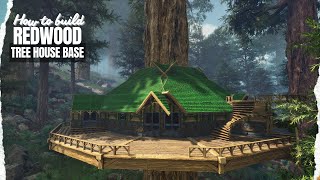 How To Build a Treehouse Platform Base - Ark Survival Ascended