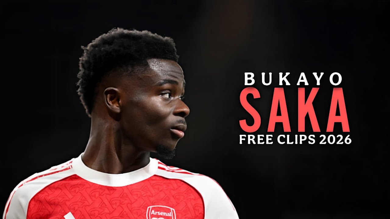 Bukayo Saka 2026 • Free Clips For Edits • Free Scene Pack • No Watermark 1080p | D74 Edits 2.0