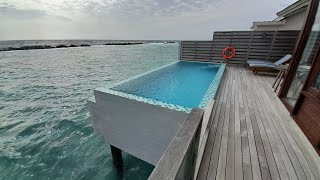 Atmosphere Kanifushi Maldives resort hotel review room tour