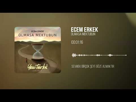 Ecem Erkek - Olmasa Mektubun (Yeni Türkü Zamansız) (Official Lyric Video)