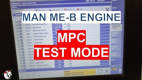 How to put a Multi-Purpose Controller (MPC) in TEST MODE operation.