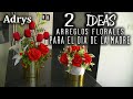 🌹🌹 2 IDEAS DE ARREGLOS FLORALES ARTIFICIALES PARA REGALAR EL DIA DE LA MADRE (corregido)