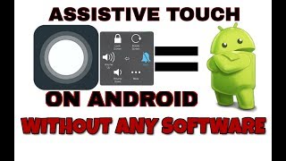 ✔ASSISTIVE TOUCH ON ANDROID(WITHOUT ANY SOFTWARE)[NO ROOT] WITH PROOF screenshot 1